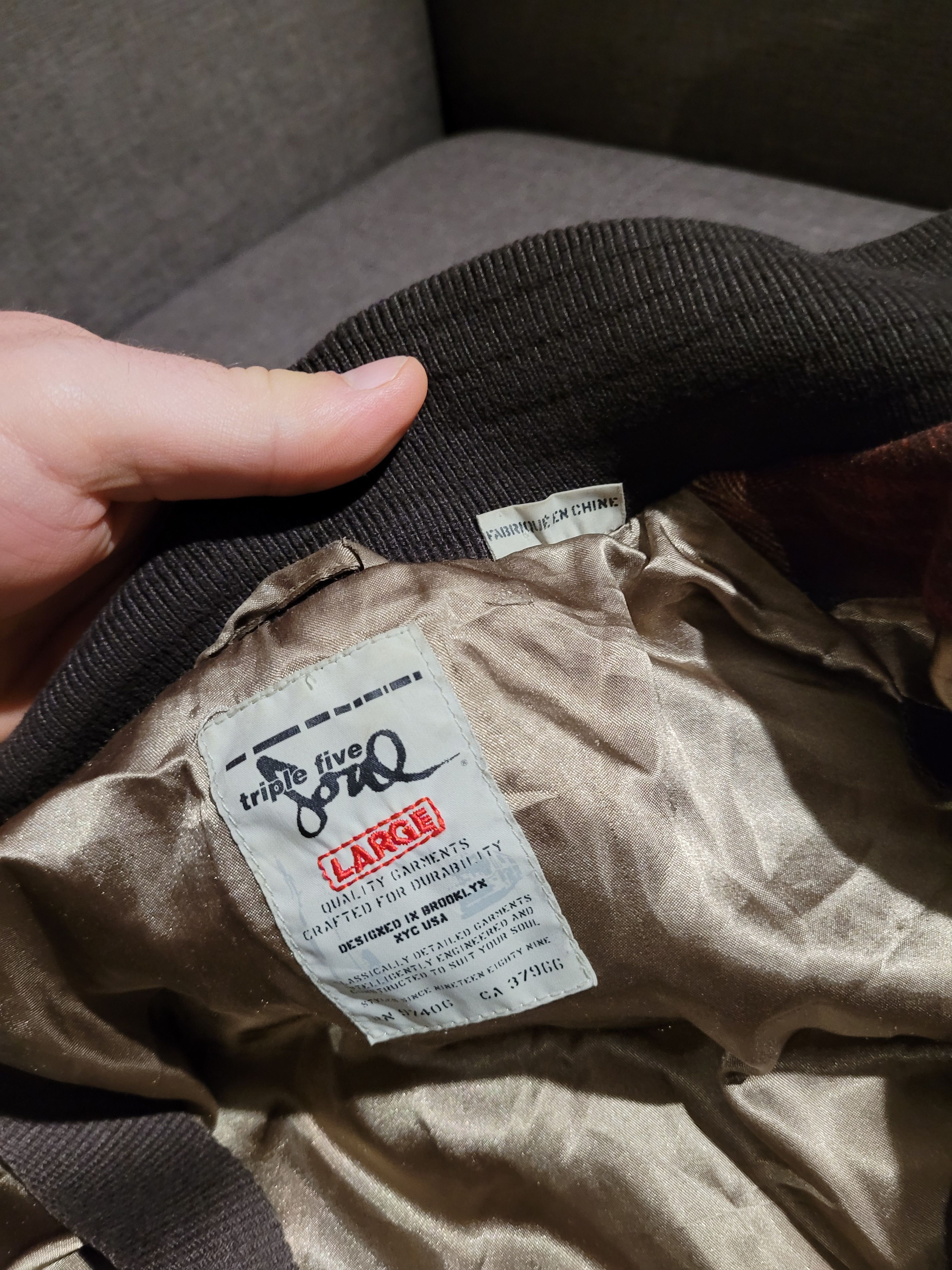Other Vintage triple five soul jacket wool Size US L / EU 52-54 / 3 - 9 Thumbnail