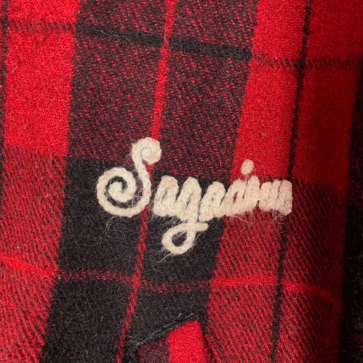 Japanese Brand ETBX Rude Boy Victim Big Logo Red Tartan Jacket #1852-C80 Size US S / EU 44-46 / 1 - 11 Thumbnail