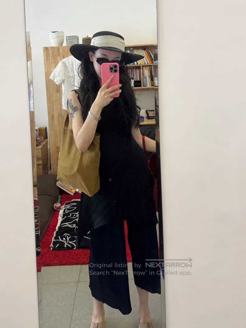 Issey Miyake Issey Miyake Black Camisole Size L / US 10 / IT 46 - 5 Thumbnail