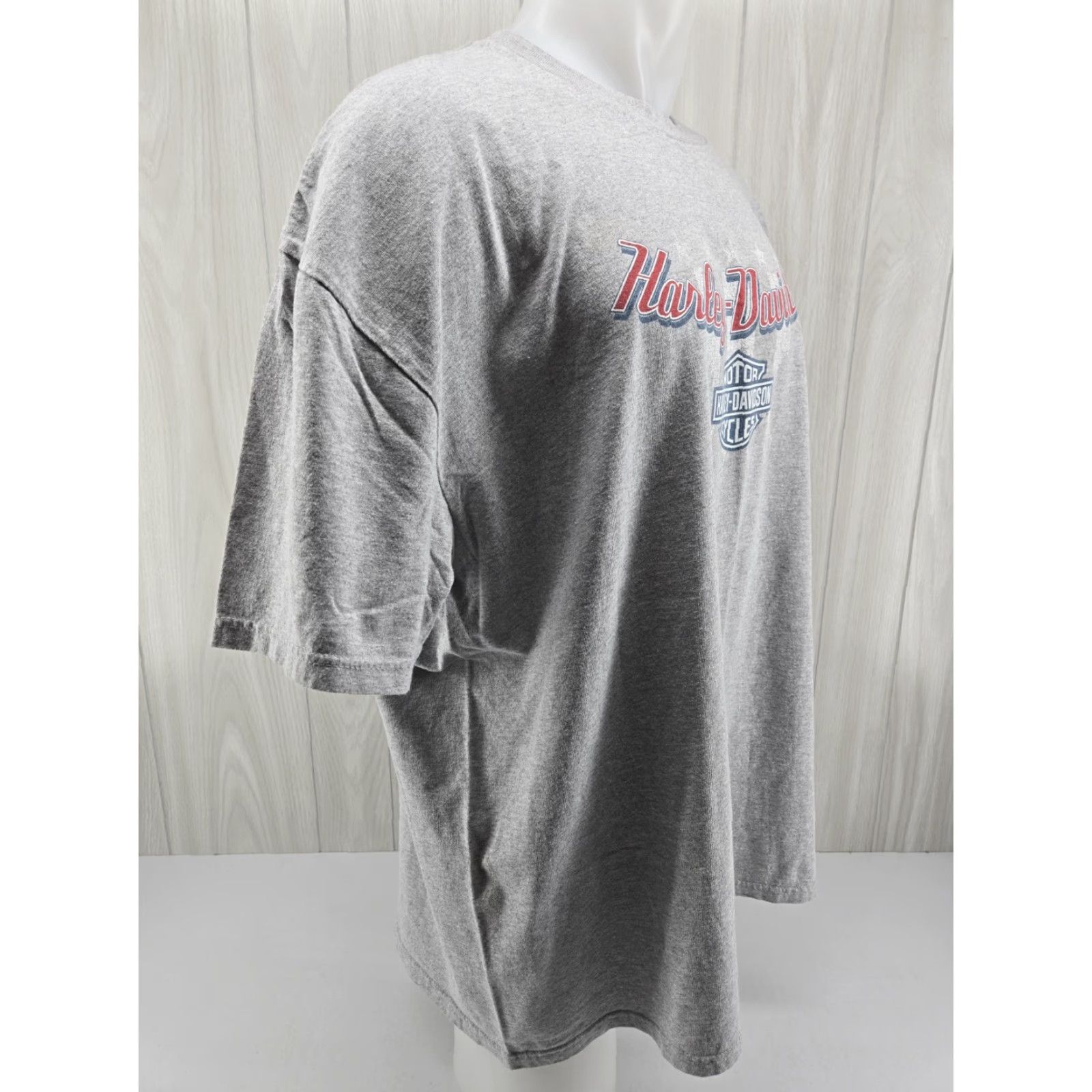 Harley Davidson VINTAGE Harley-Davidson Shirt Mens 3XL Gray Short Sleeve Size US 39 - 7 Thumbnail