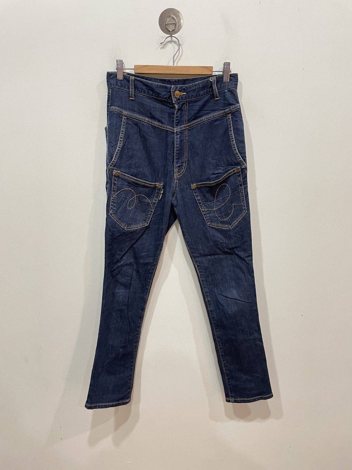 mercibeaucoup Mercibeaucoup Denim Low Crotch Size US 27 - 2 Thumbnail