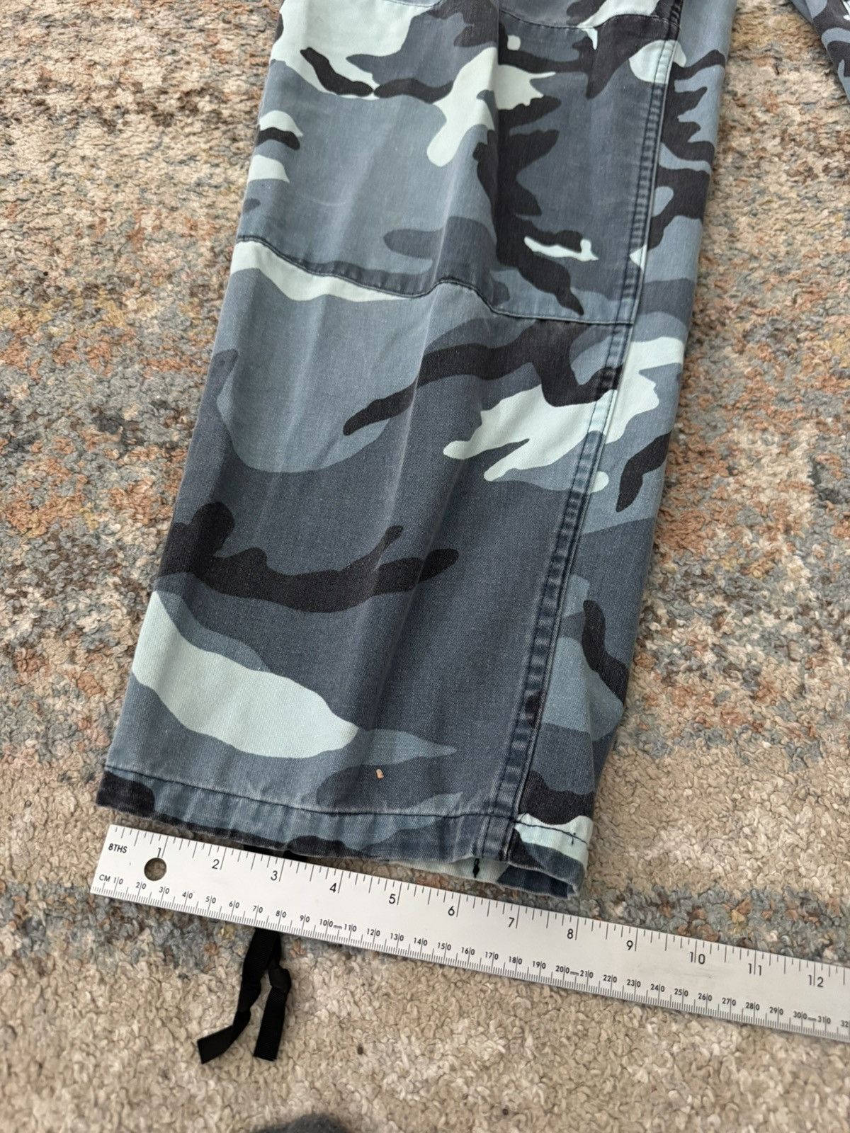 Other VTG Y2K Camo Army Cargo Pants Faded 38 Blue Propoer Size US 38 / EU 54 - 3 Thumbnail