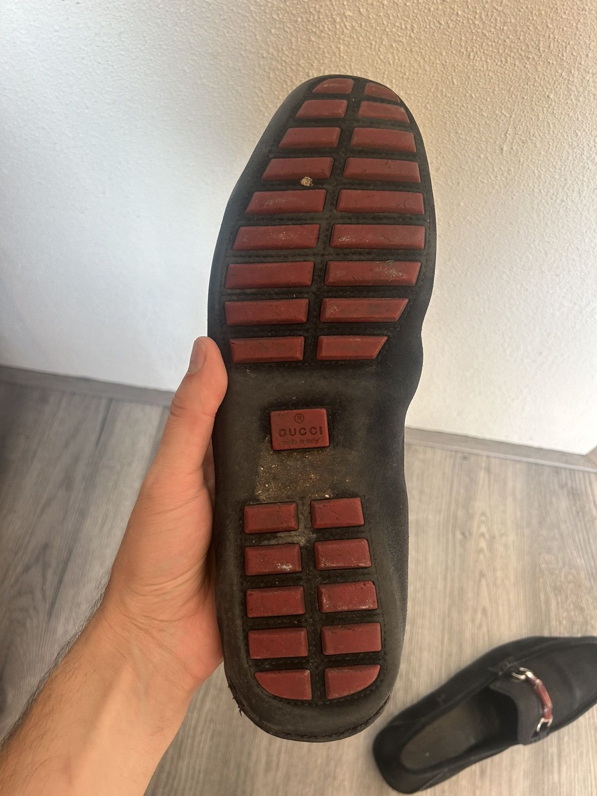Gucci Gucci Tom Ford Era Suede Bamboo Loafers – Iconic Black Size US 11.5 / EU 44-45 - 6 Thumbnail