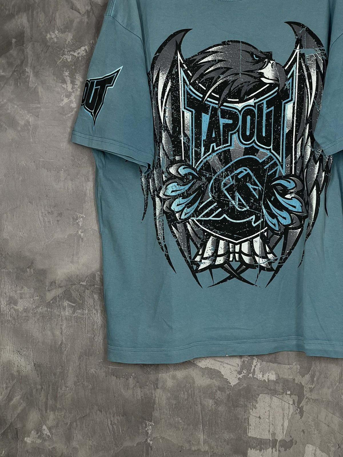 Affliction × Tapout × Vintage Crazy Vintage Y2K Affliction Style Tapout Grunge T Shirt Size US XL / EU 56 / 4 - 5 Thumbnail