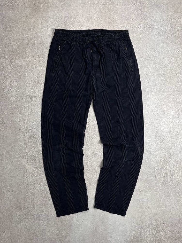 Dolce & Gabbana VINTAGE DOLCE&GABBANA BAGGY STRIPED CHINO PANTS 48 Size US 32 / EU 48 - 1 Thumbnail