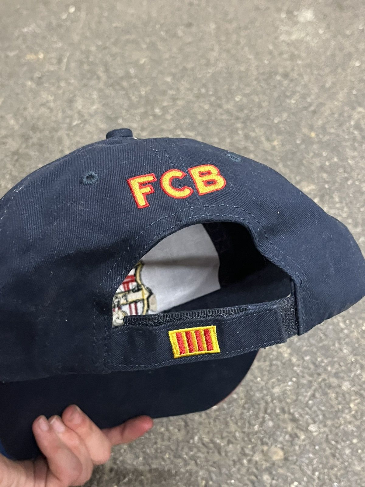 Vintage FC Barcelona vintage cap streetwear hype futbol soccer rare Size ONE SIZE - 4 Thumbnail