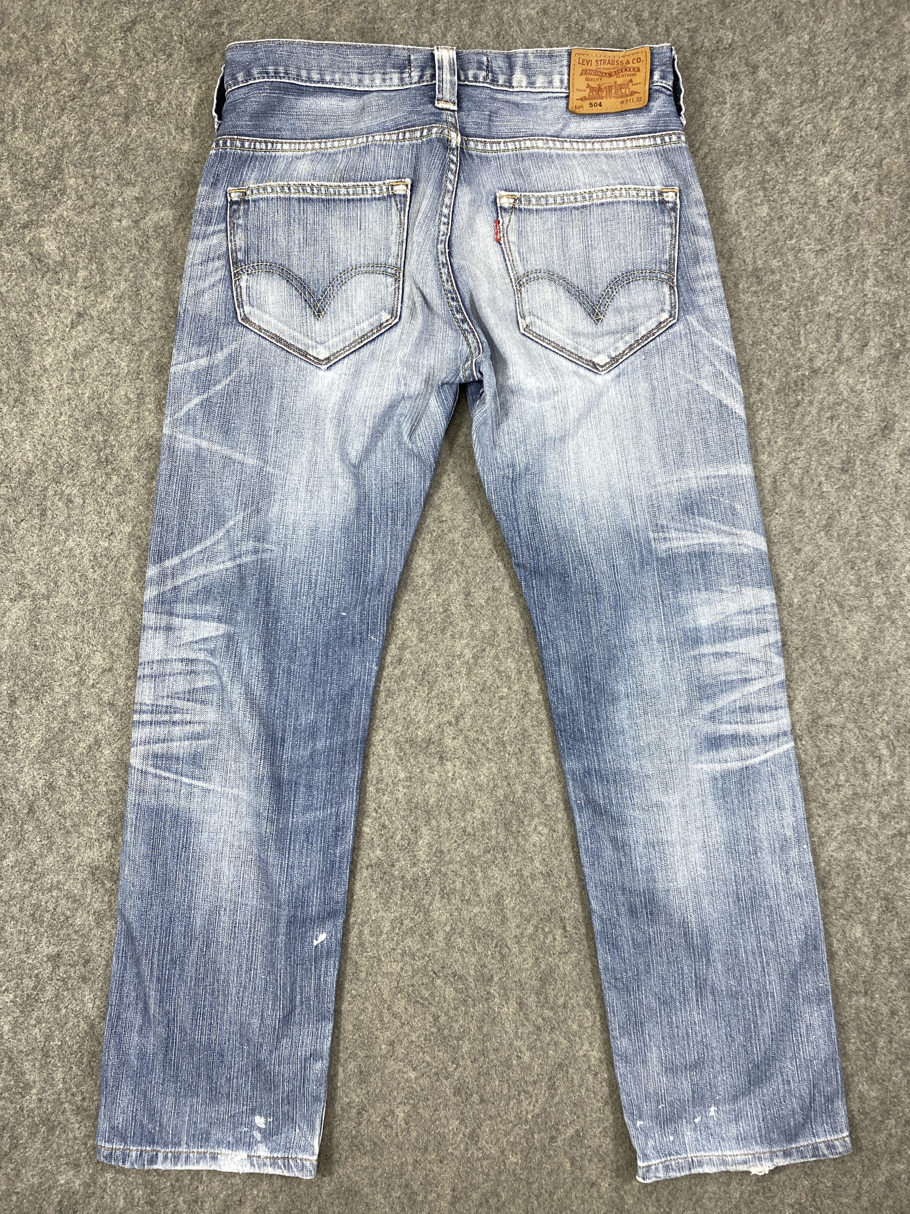 Levi's Faded Blue Vintage Levi's 504 Jeans 32x28.5 - JN3327 Size US 32 / EU 48 - 2 Thumbnail