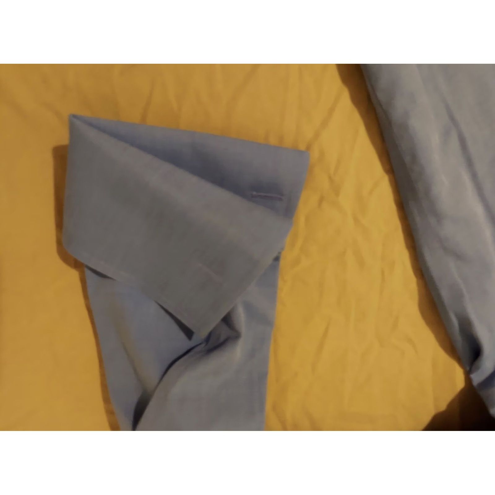 Brooks Brothers Mens Brooks Brothers Dress Shirt 16 35 Blue Button French Cotton Size 42R - 2 Thumbnail