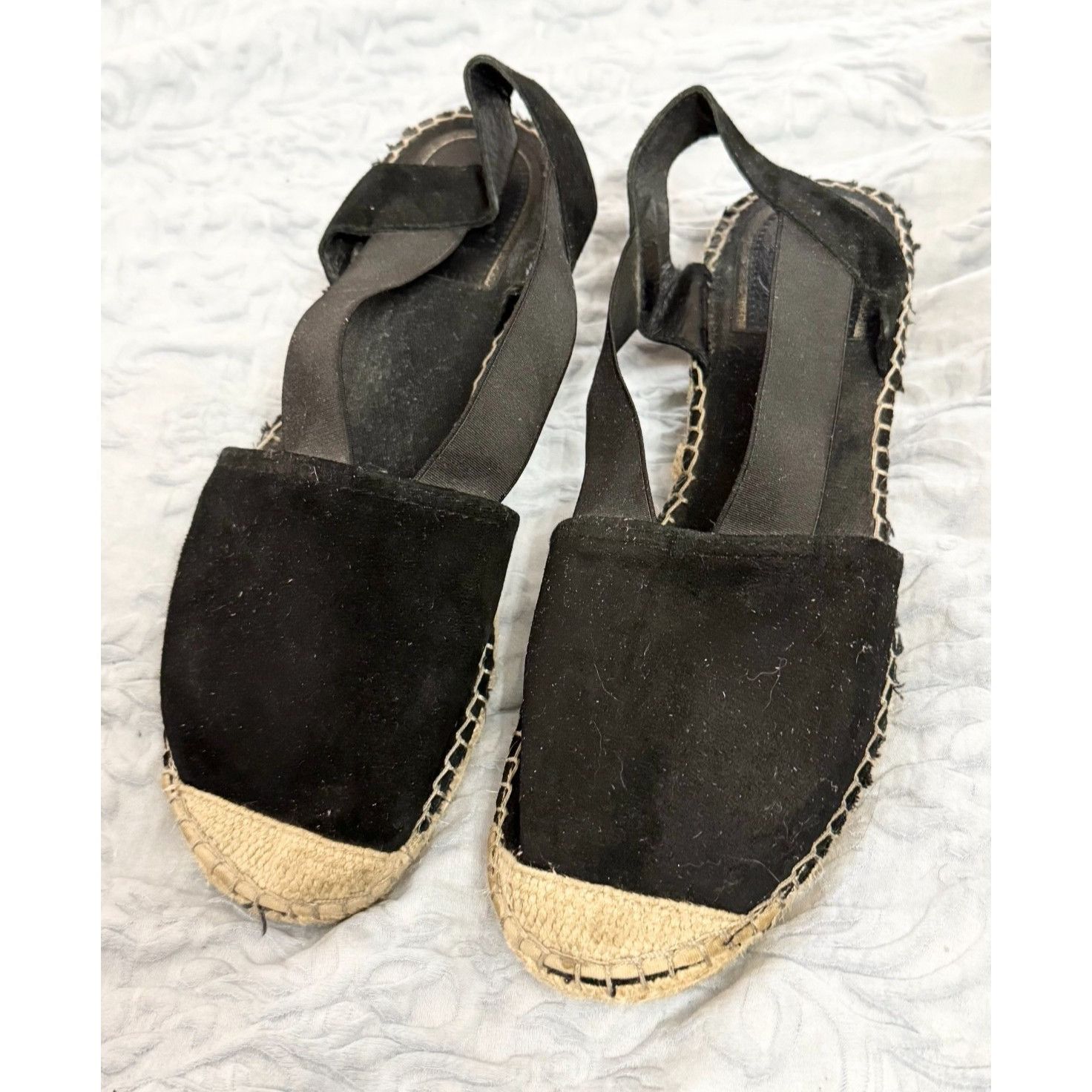 Other Vidarreta black suede slingback heel Espadrille Sandals 41 Size US 11 / IT 41 - 1 Thumbnail