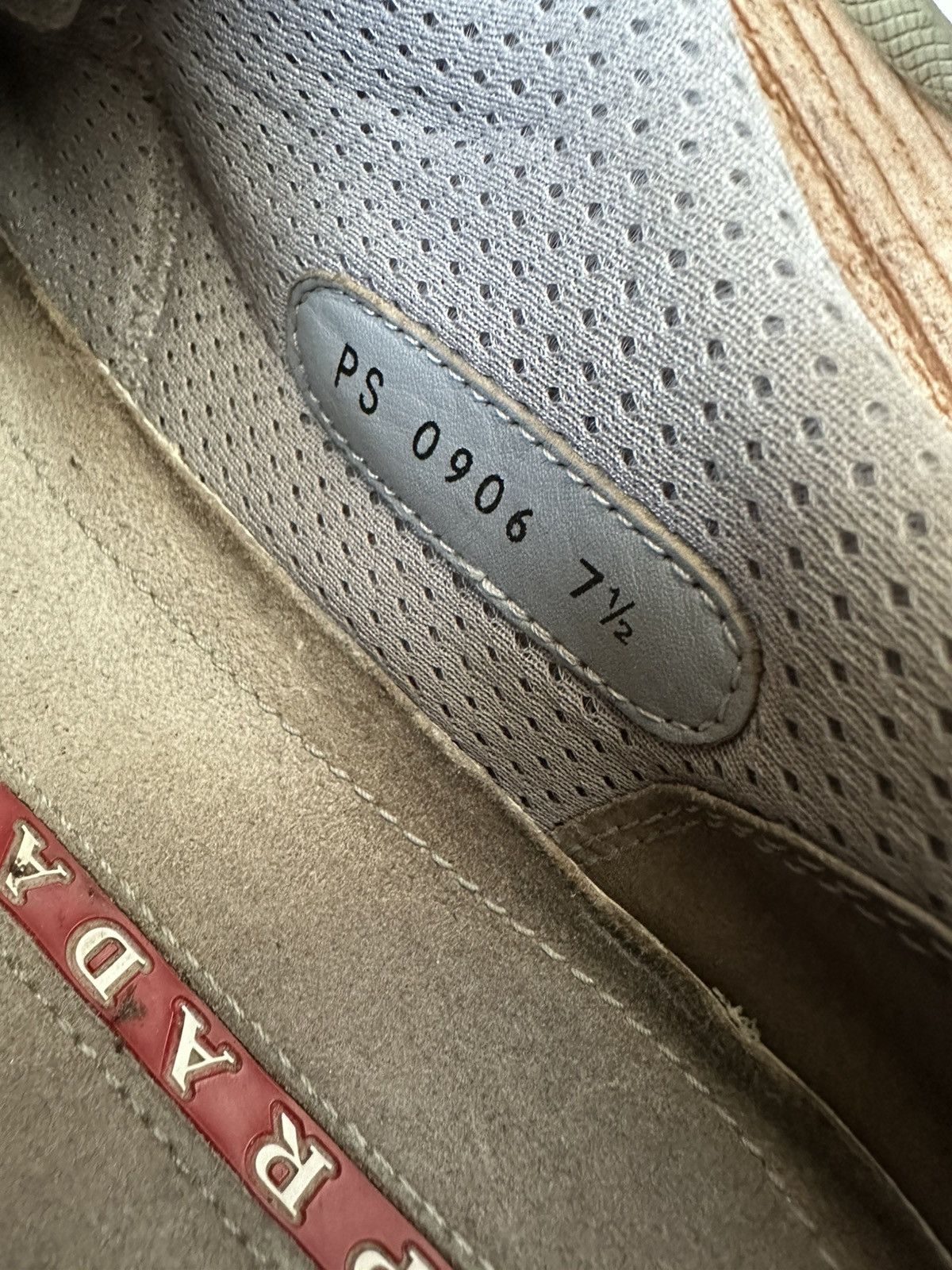 Prada Prada Americas Cup Blue Leather Low Tops Size US 8.5 / EU 41-42 - 16 Thumbnail