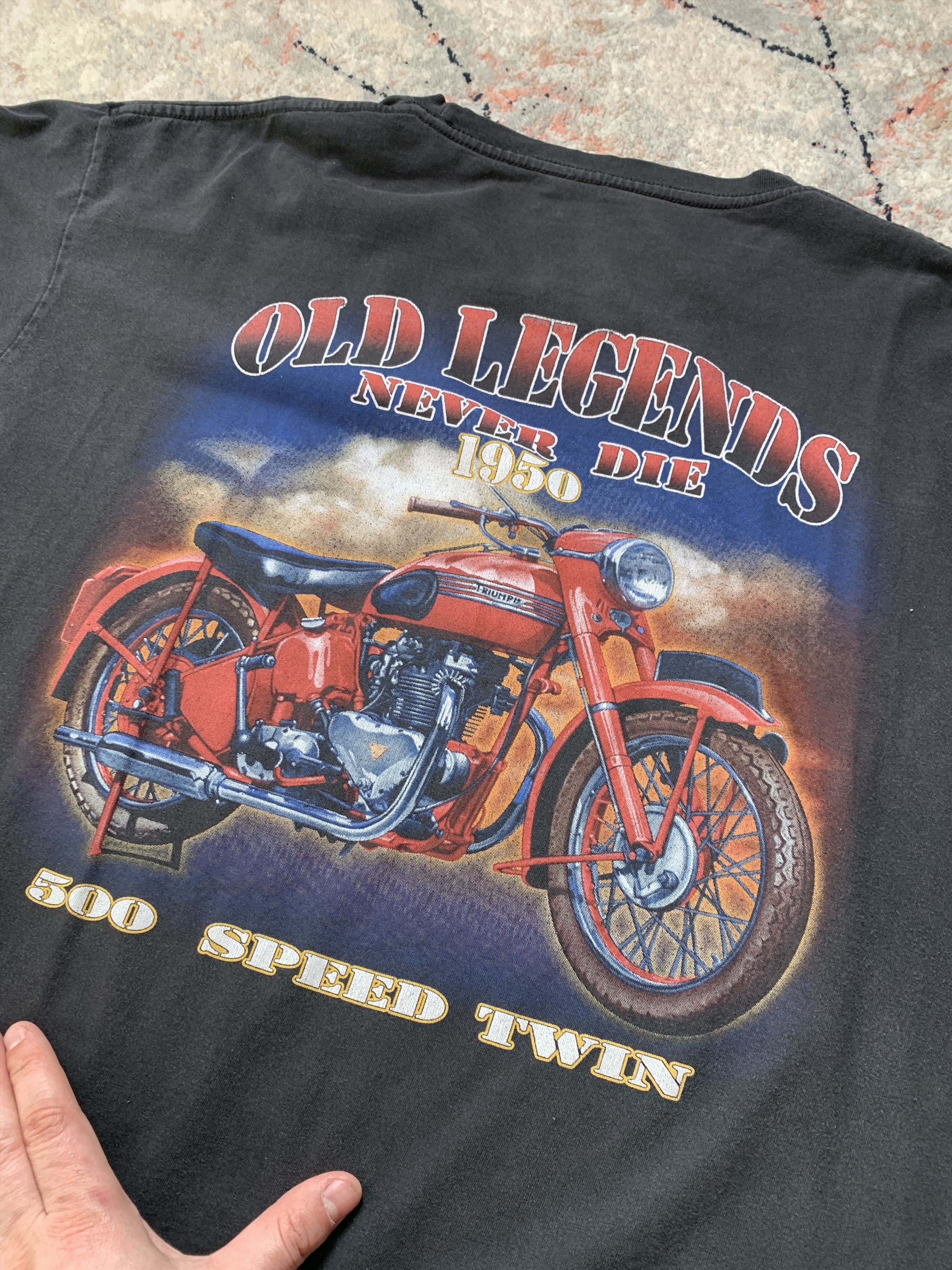 Band Tees × Vintage Mr. BIG Old Legends Never Die 500 Speed Twin Tee Size US XL / EU 56 / 4 - 6 Thumbnail