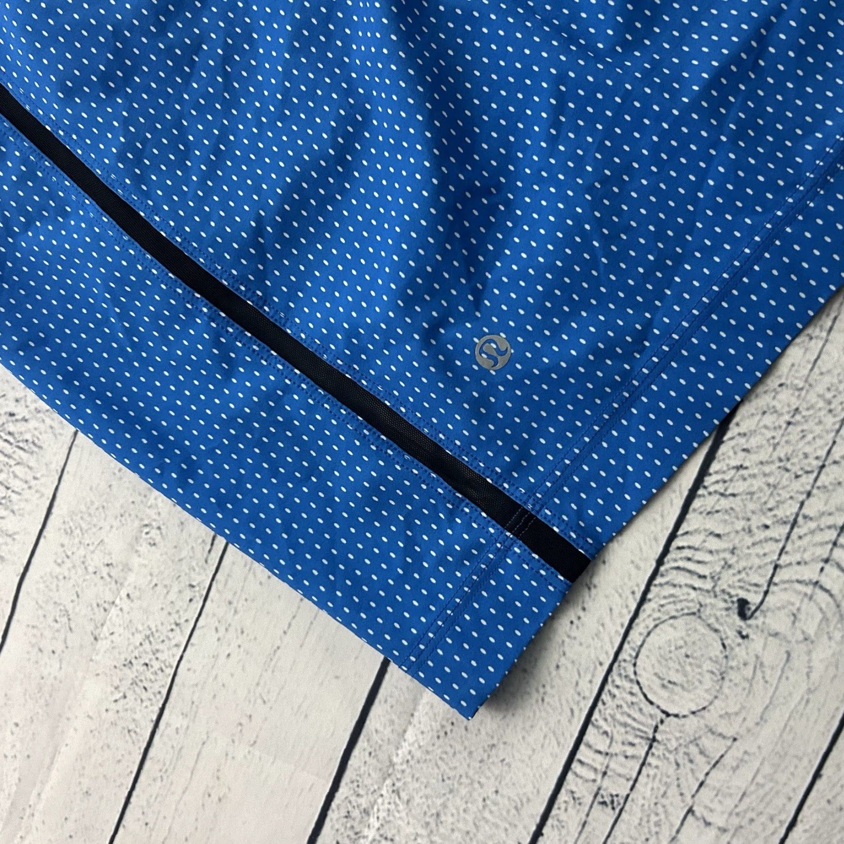 Lululemon Lululemon Lined Pace Breaker Athletic Shorts Men's 2XL Blue White Size US 39 - 5 Thumbnail