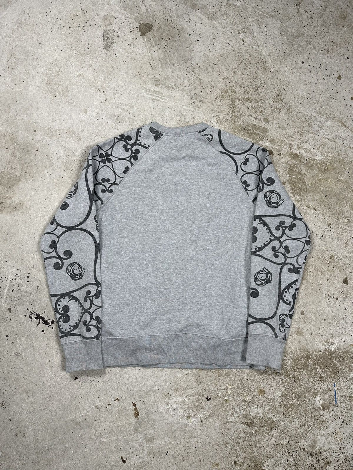 Billionaire Boys Club Billionaire Boys Club Grey Crewneck Multilogo Sweatshirt Size US M / EU 48-50 / 2 - 2 Thumbnail