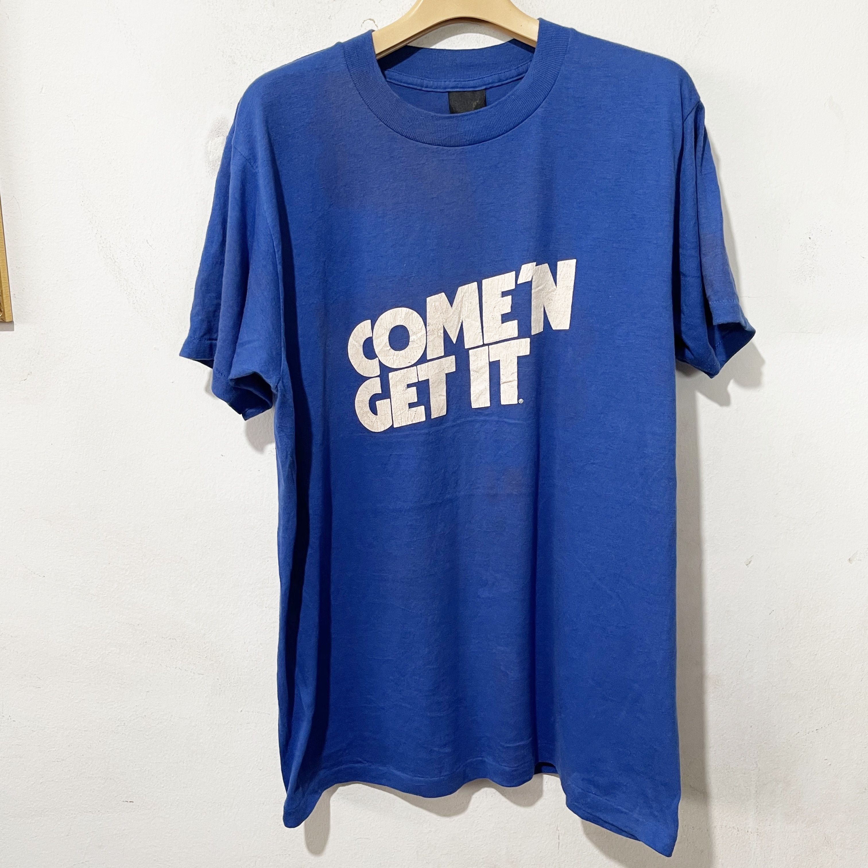 Vintage Vintage 90s “Come’n Get It” T-Shirt Size US L / EU 52-54 / 3 - 1 Thumbnail