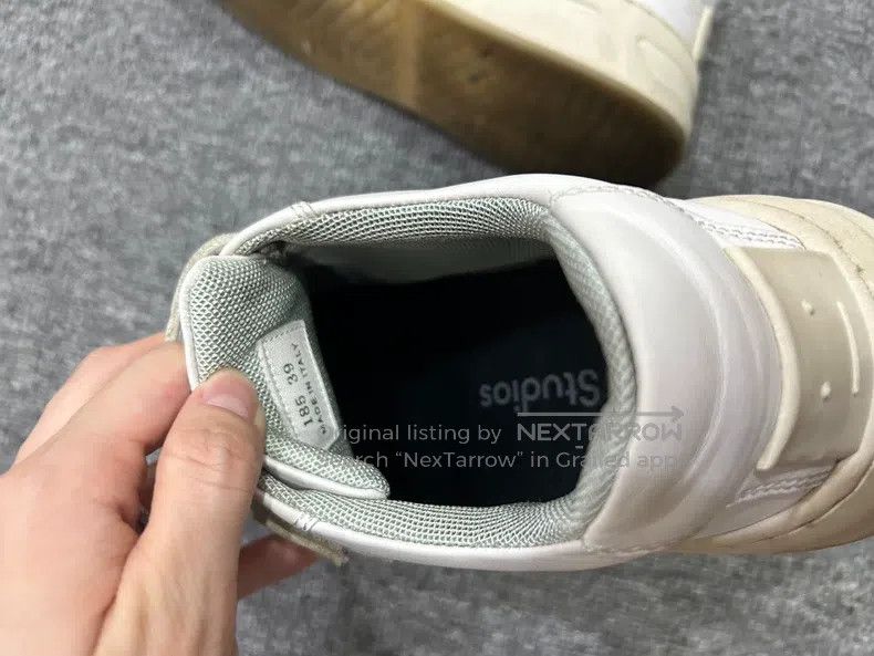 Acne Studios Acne Studios Smiley Face Velcro White Sneakers Size US 8.5 / IT 38.5 - 3 Thumbnail