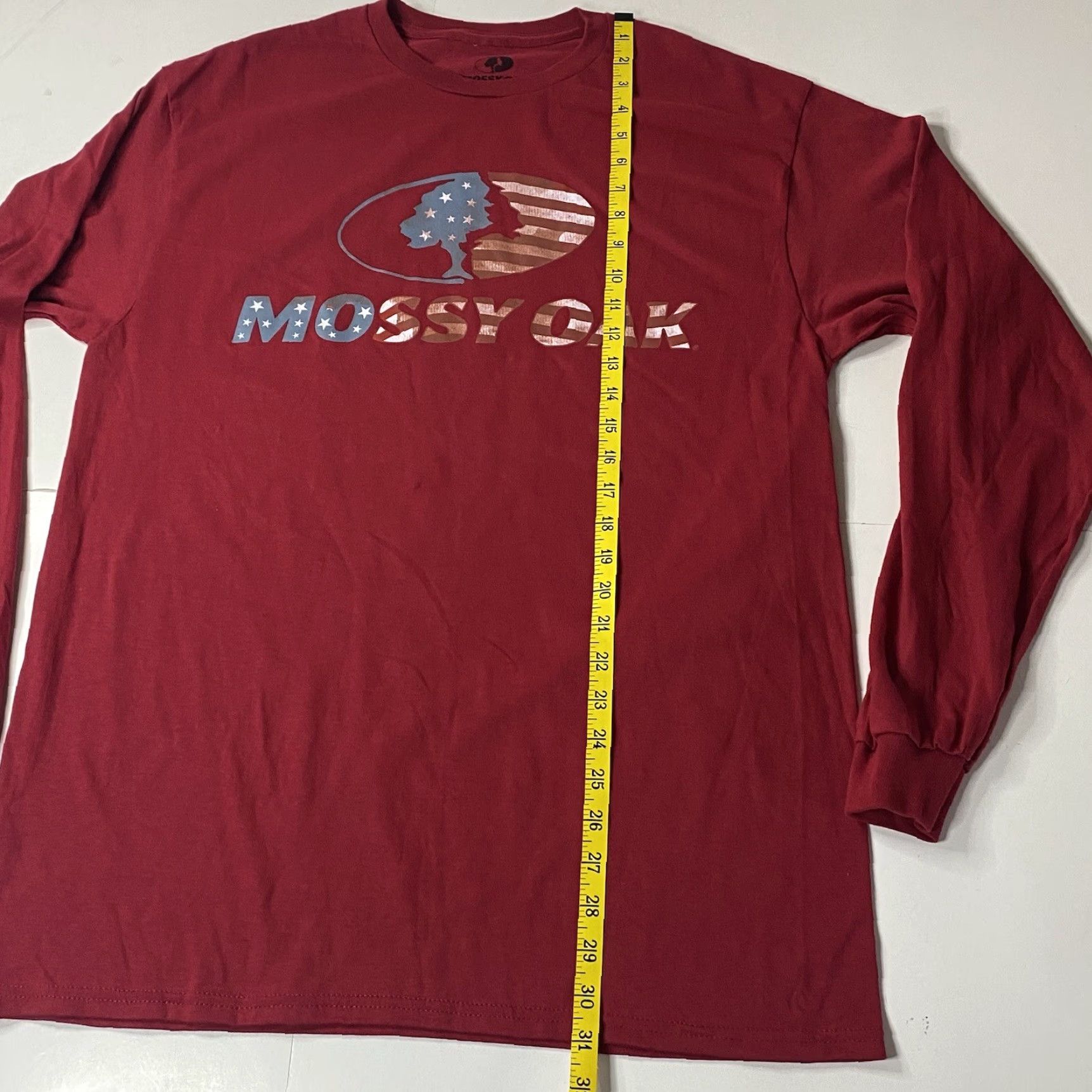 Vintage Mossy Oak Mens Red USA Flag Logo Long Sleeve Shirt L 42/44 Shirt Mens Red USA Flag Logo Mossy Oak Long Sleeve Shirt 42/44 America Size US L / EU 52-54 / 3 - 5 Thumbnail