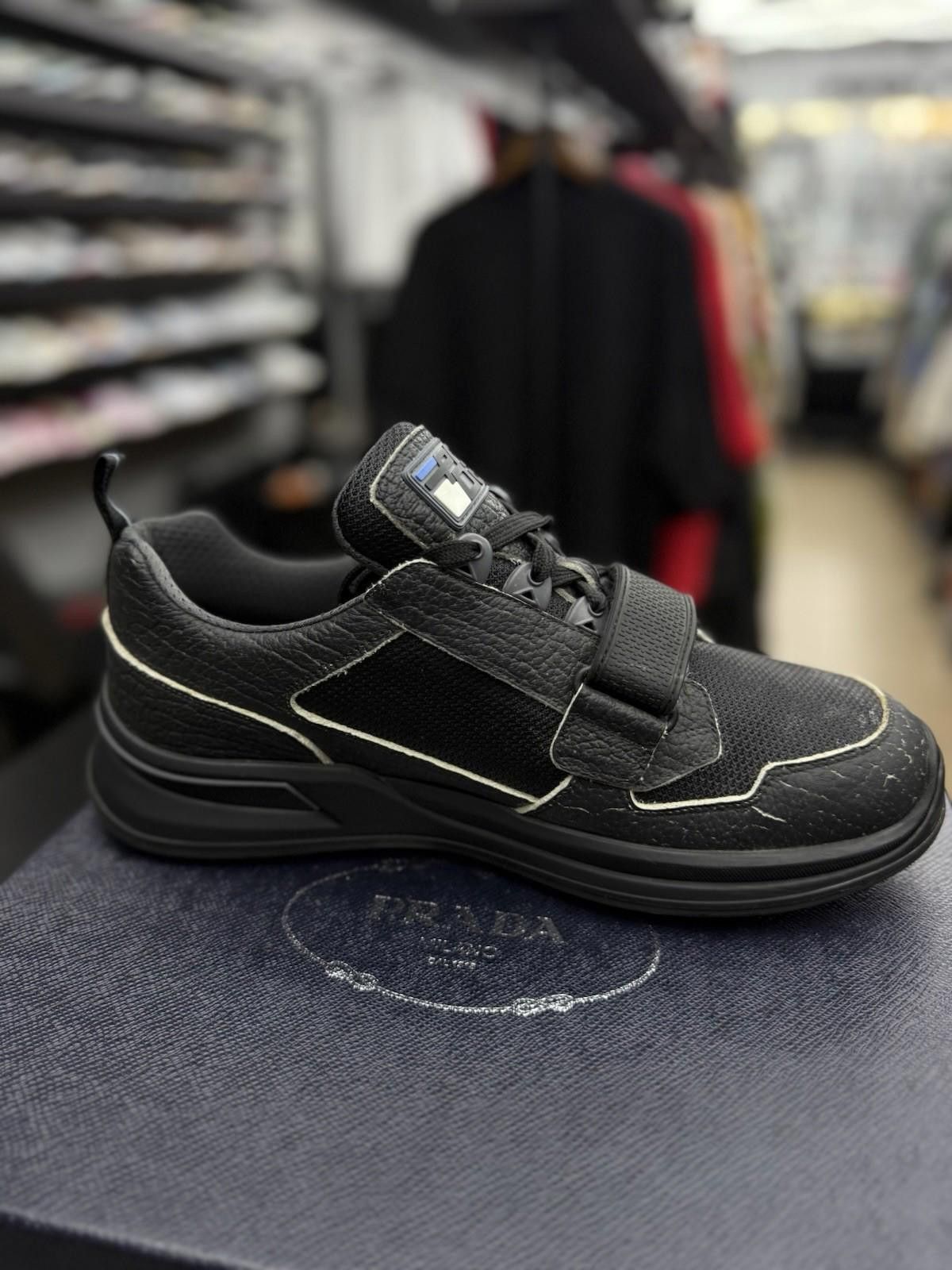 Prada Prada Men's Luxury Mechano Black - Sneakers 10UK/11US Size US 11 / EU 44 - 6 Thumbnail