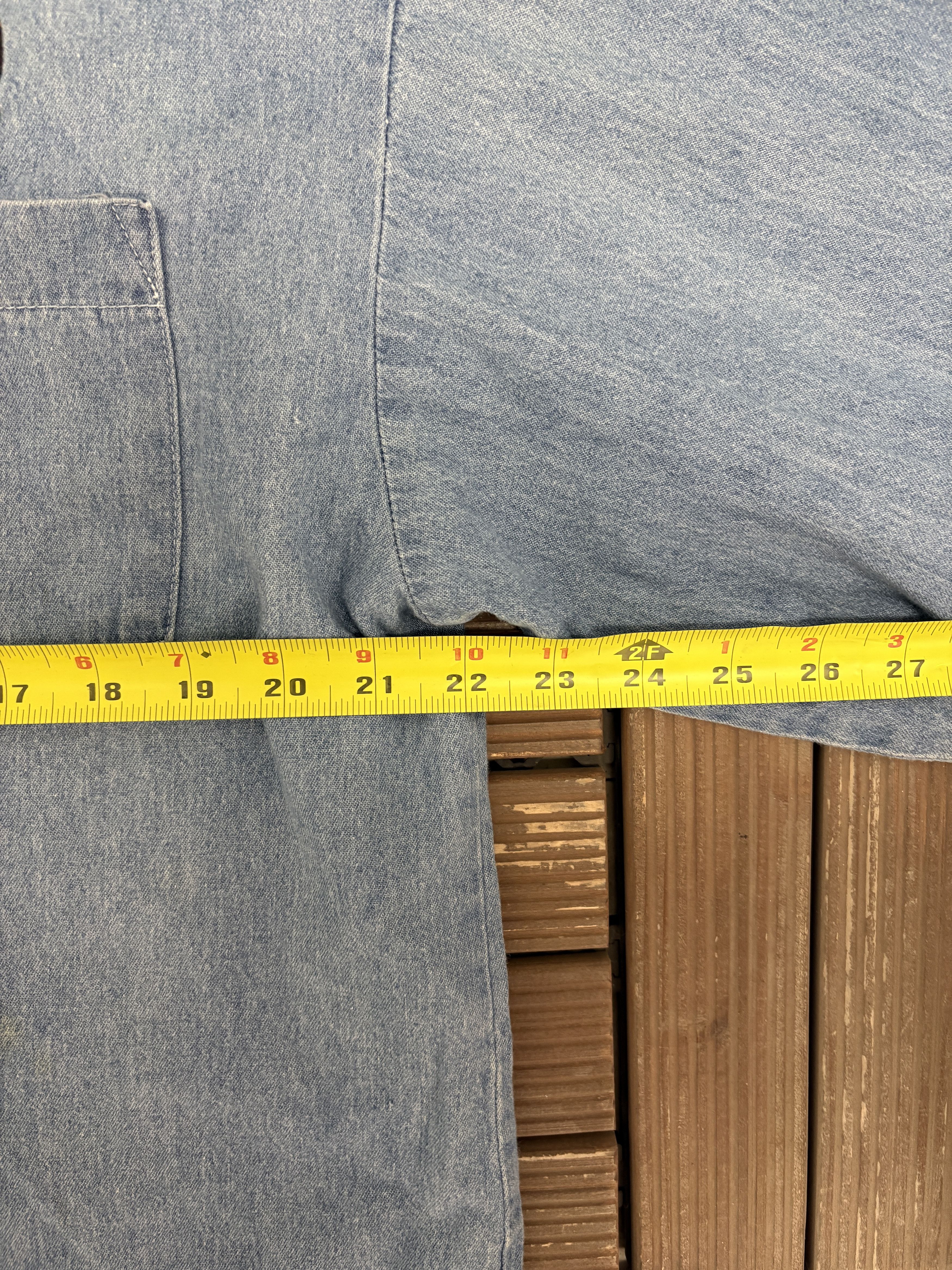 Vintage Tweety Bird & Sylvester Vintage Denim Jean Shirt Size US L / EU 52-54 / 3 - 6 Thumbnail