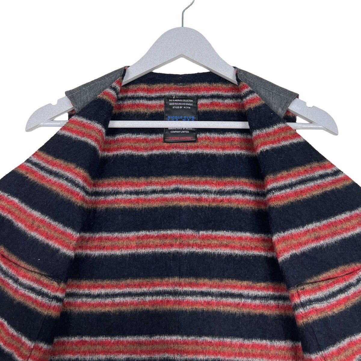 Japanese Brand 🔥 NICOLE CLUB FOR MEN MOHAIR LINING VEST Size US S / EU 44-46 / 1 - 12 Thumbnail