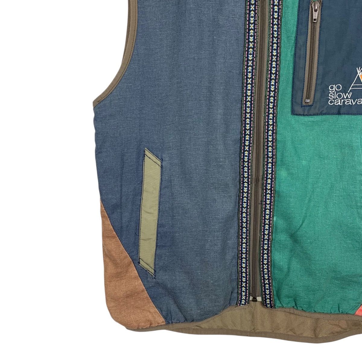 go slow caravan Go Slow Caravan Color Block Vest Size US M / EU 48-50 / 2 - 3 Thumbnail