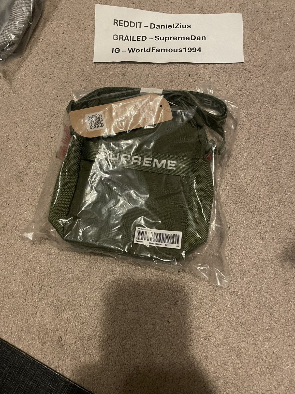 Supreme Supreme Shoulder Bag 'Olive' Size ONE SIZE - 3 Thumbnail