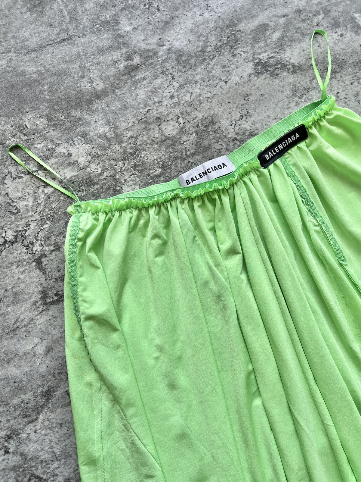 Balenciaga Balenciaga Lace Panel Asymmetric Skirt Size XXS / US 00 / IT 34 - 8 Thumbnail