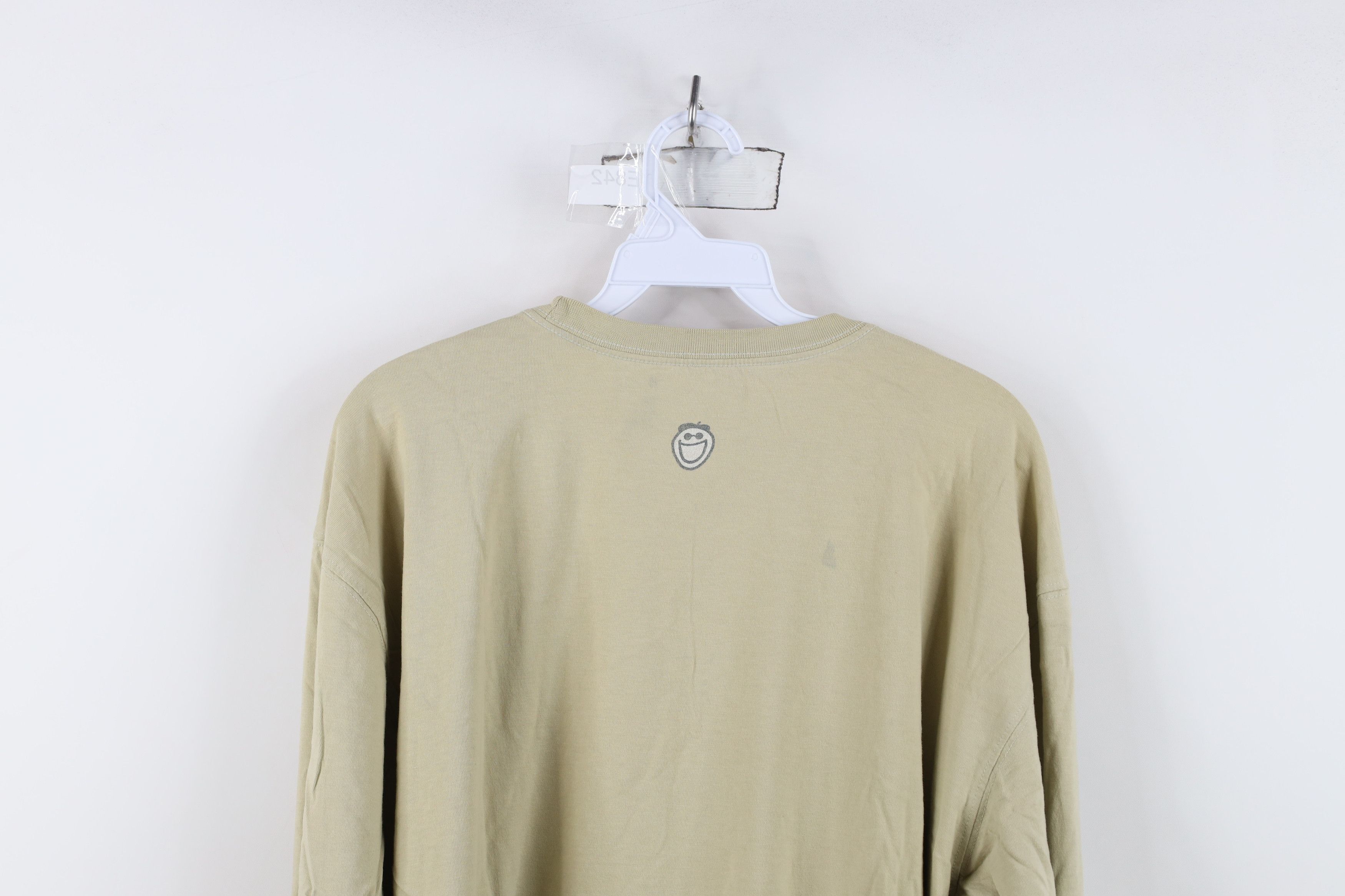 Life is Good Life Is Good Fired Up Grill Long Sleeve T-Shirt Beige Cotton Size US L / EU 52-54 / 3 - 14 Thumbnail