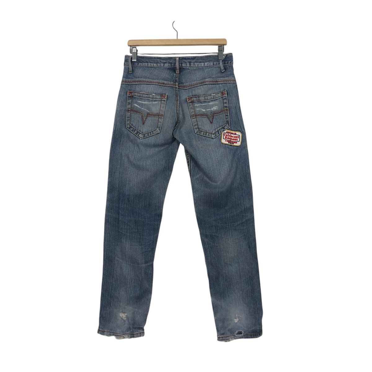 Hysteric Glamour 📌Vintage Distressed Denim Jeans Patchwork Design Full Print Size US 30 / EU 46 - 8 Thumbnail