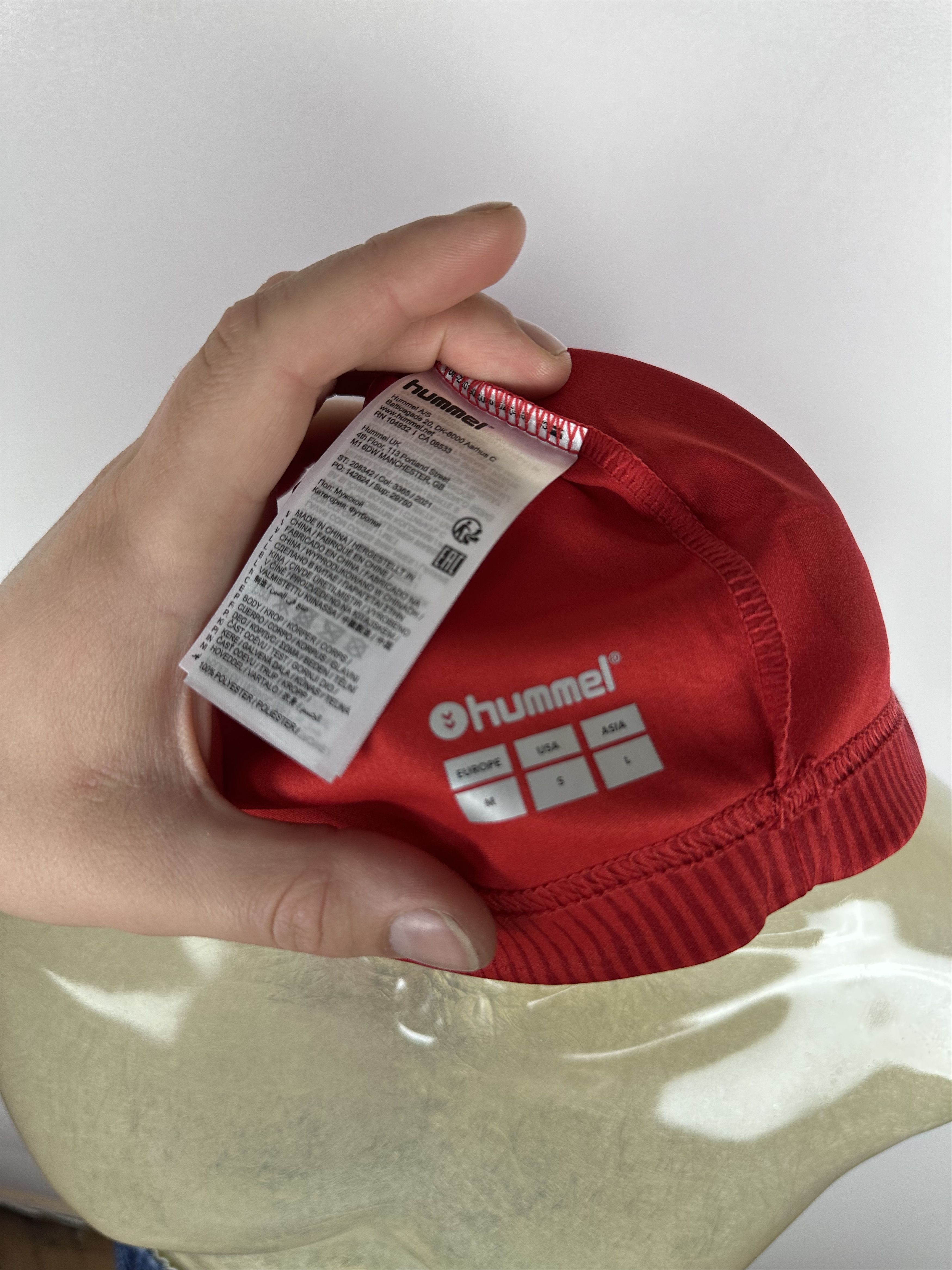 Hummel DENMARK 2021 22 FOOTBALL SHIRT JERSEY #9 BRAITHWAITE HUMMEL Size US M / EU 48-50 / 2 - 13 Thumbnail