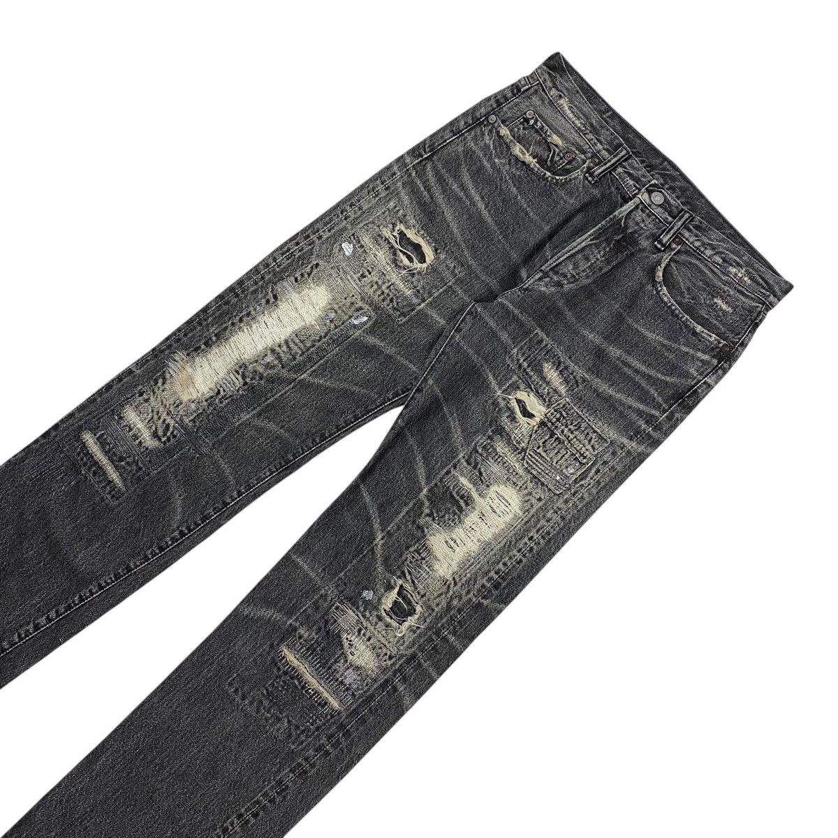 Kapital × Kapital Kountry Kapital Boro Denim Selvedge Pants Size US 32 / EU 48 - 2 Thumbnail