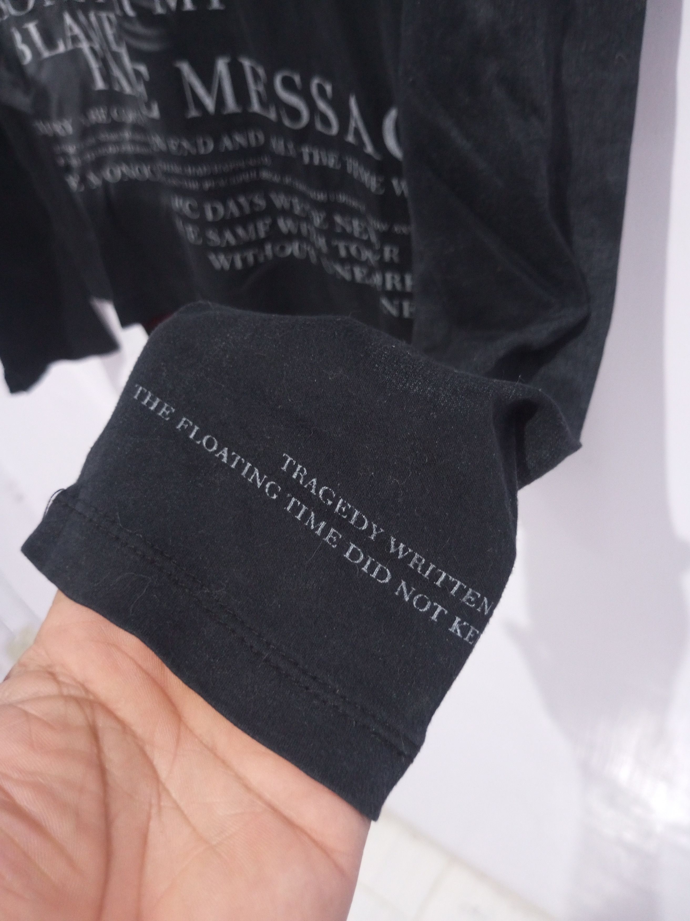 If Six Was Nine × Japanese Brand × Le Grande Bleu (L.G.B.) Japanese nicole club poem smoky long sleeve tshirt Size US L / EU 52-54 / 3 - 12 Thumbnail