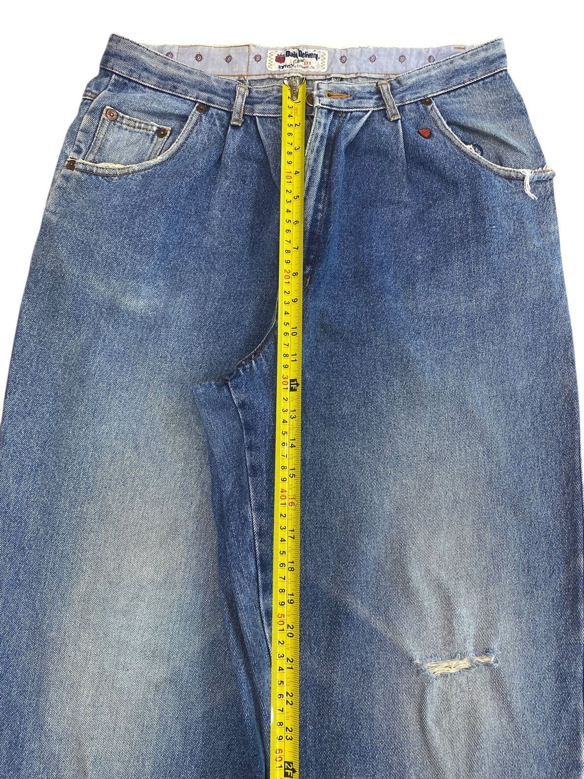 Edwin Edwin Blue Faded Wash Style Baggy Jeans Size US 32 / EU 48 - 6 Thumbnail