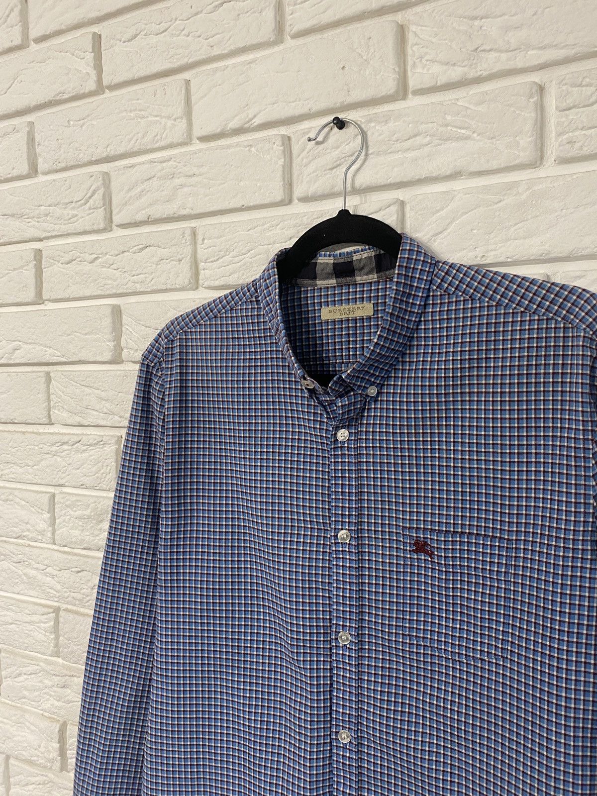 Burberry BURBERRY BRIT Shirt Casual Formal Check Men Size US L / EU 52-54 / 3 - 2 Thumbnail