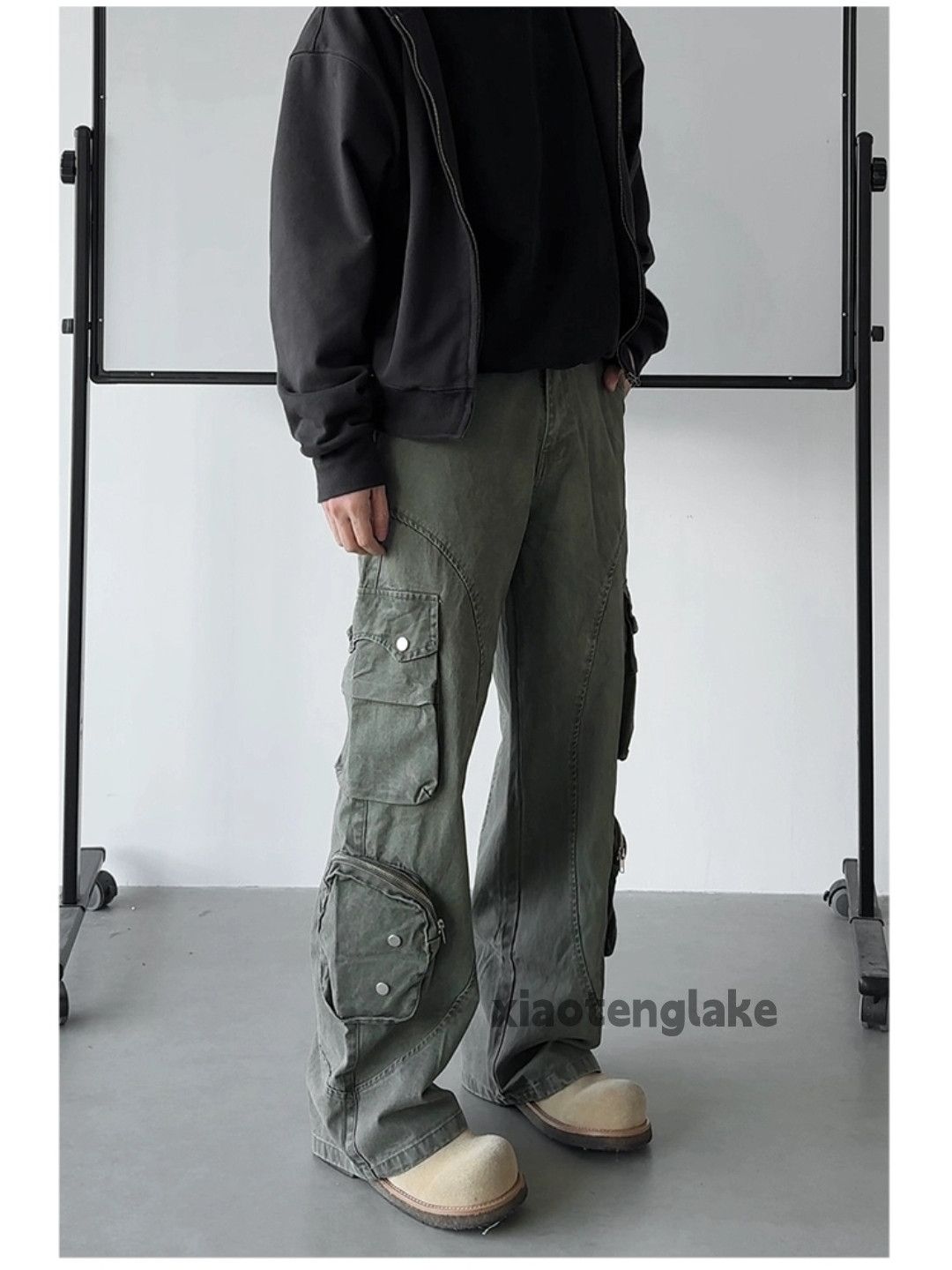Designer × Japanese Brand × Vintage utility military baggy skate hiphop tactical cargo pants Size US 32 / EU 48 - 2 Thumbnail