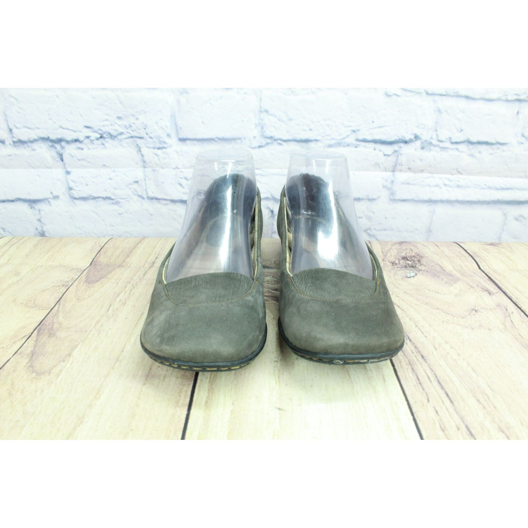 Born Born Women's Slip On Flannel Lined Ballet Flat Shoes Size US 7 / IT 37 - 4 Thumbnail
