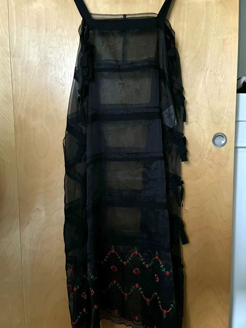 Comme des Garcons Comme Des Garcons size M Embroidered gauze skirt Size 24" / US 00 / IT 34 - 2 Thumbnail