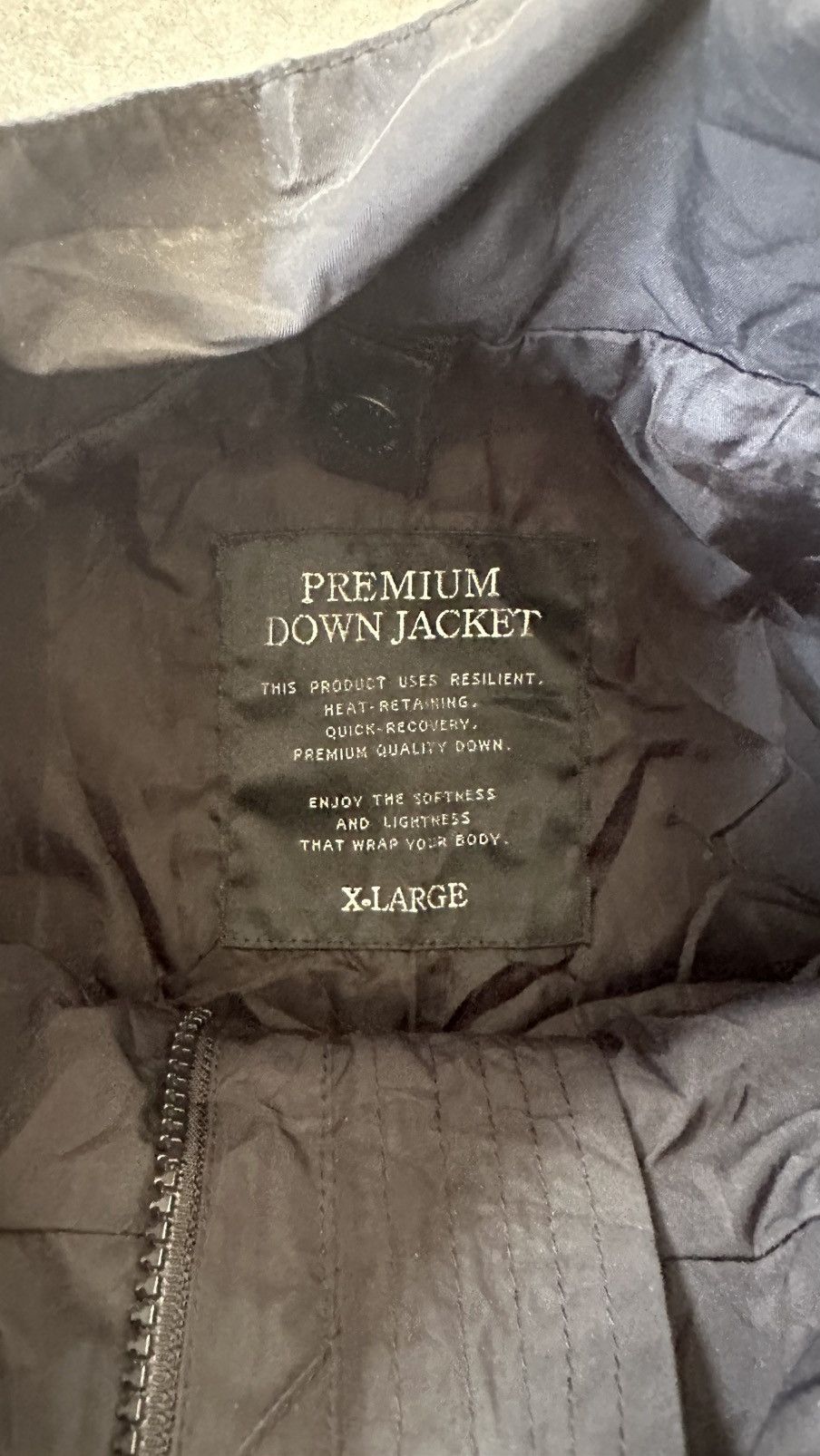 Uniqlo PREMIUM DOWN JACKET BY UNIQLO BLACK WINDBREAKER VINTAGE Size US XL / EU 56 / 4 - 13 Thumbnail