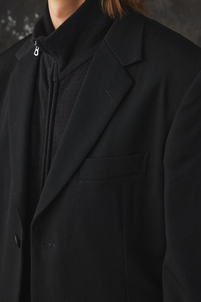 Yohji Yamamoto Yohji Yamamoto COSTUME D'HOMME Wool Gabardine Suit Jacket Size 44R - 10 Thumbnail