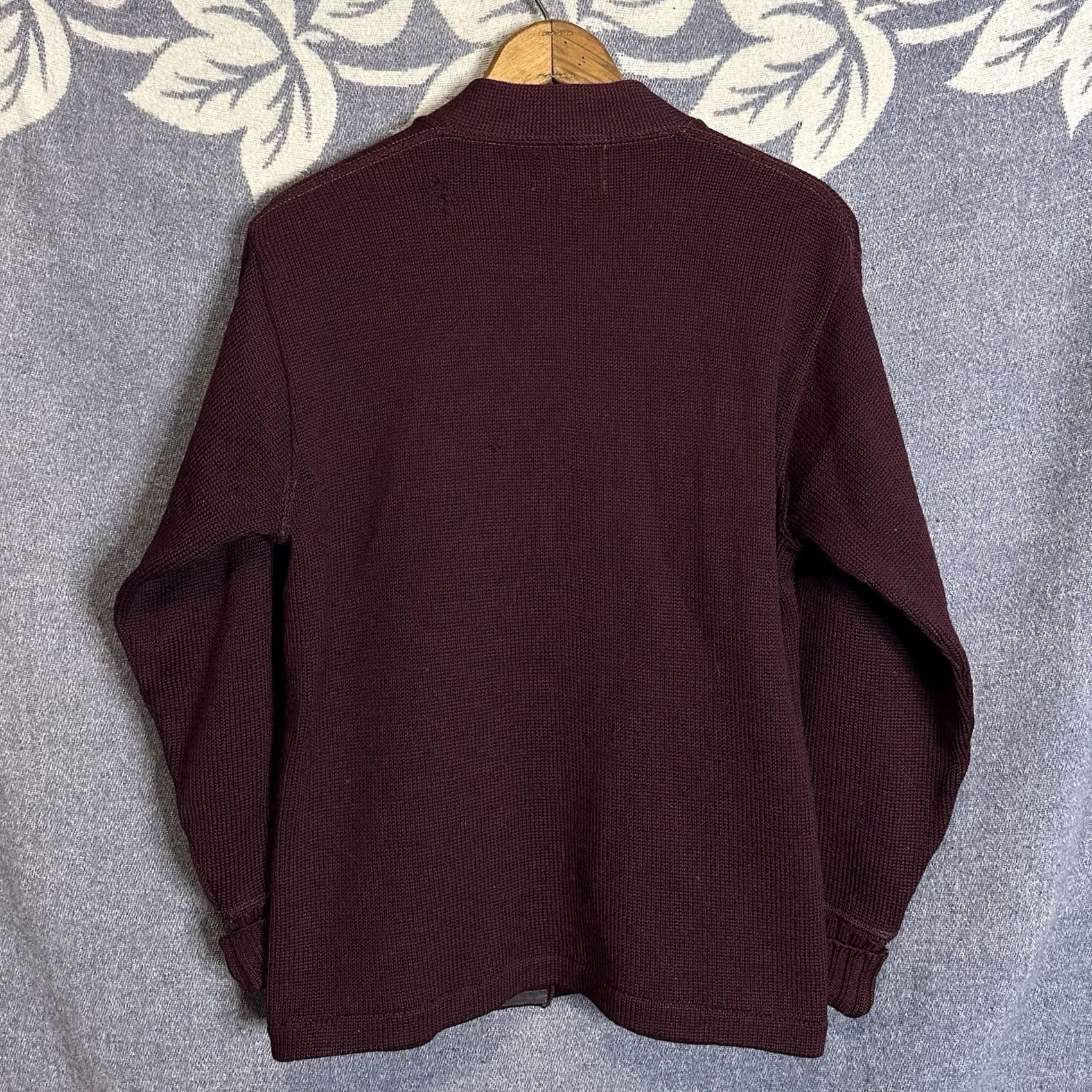 Vintage VINTAGE Puritan Natch Virginia Tech Musical Letterman Wool Cardigan Sweater M Maroon 1960s Mens Size US M / EU 48-50 / 2 - 5 Thumbnail