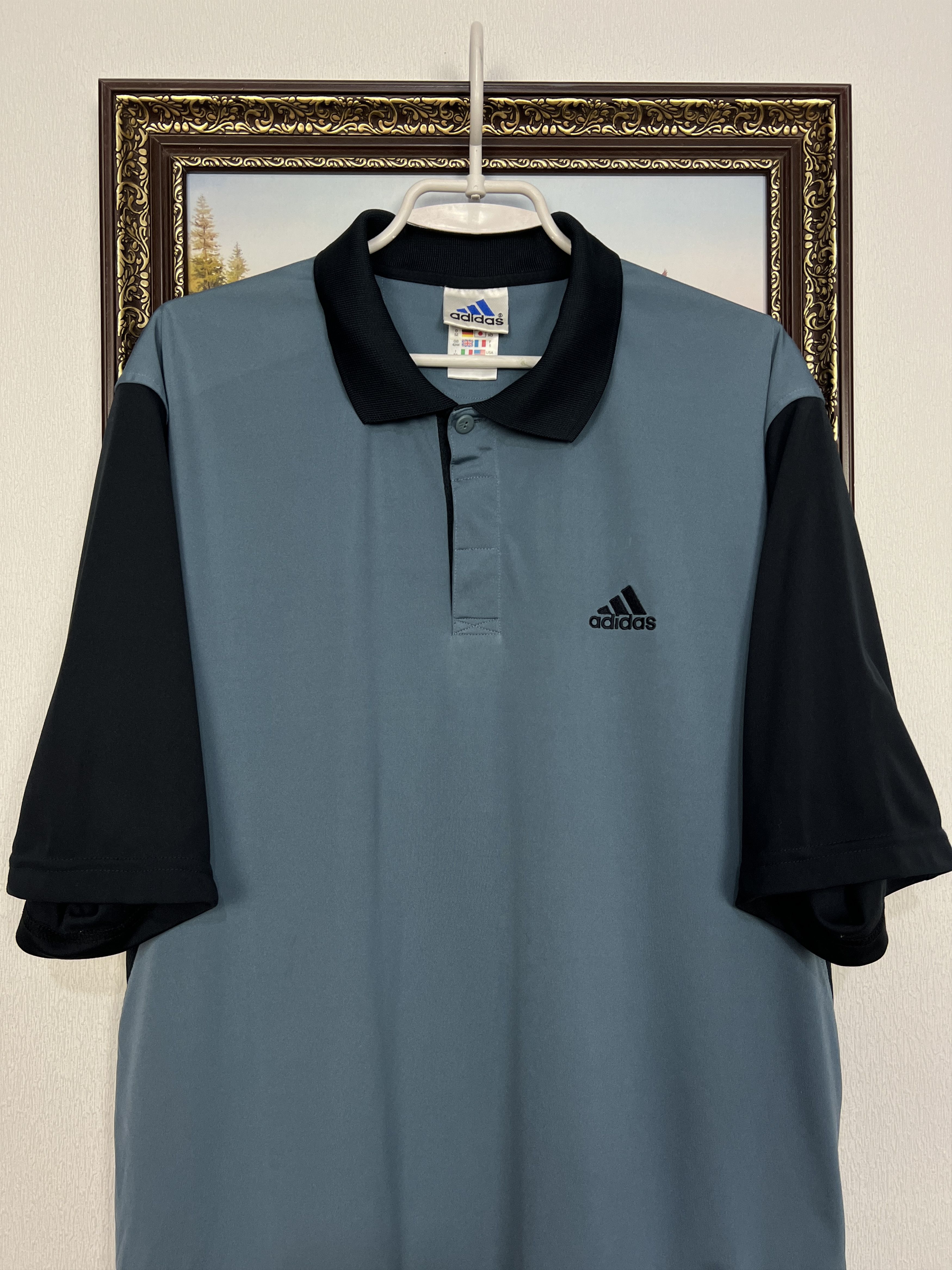 Adidas Vintage Equipment Football Template Shirt Polo Soccer Jersey Size US L / EU 52-54 / 3 - 2 Thumbnail