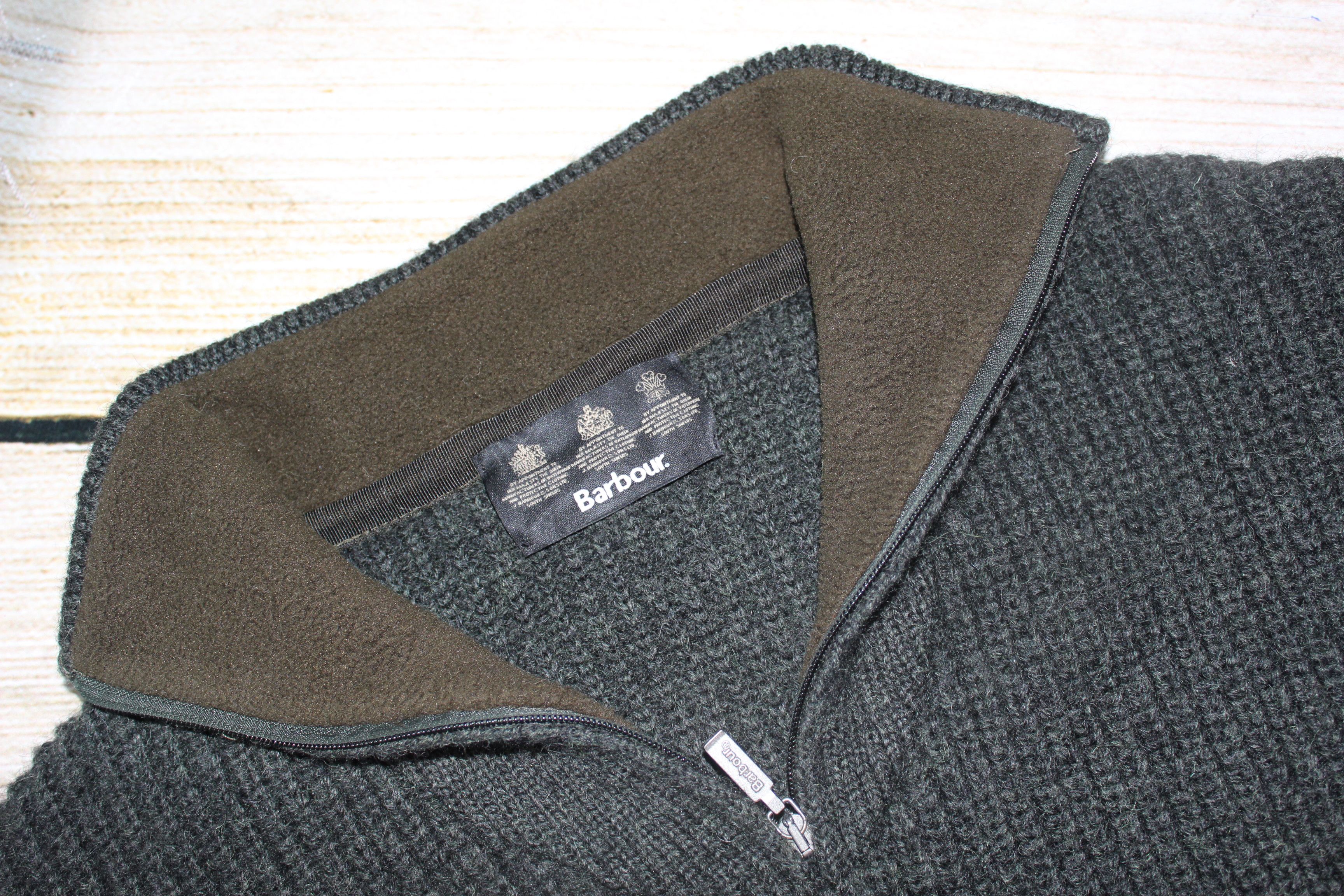 Barbour BARBOUR Tyne Zip Neck Knitted Jumper Cardigan | Grailed