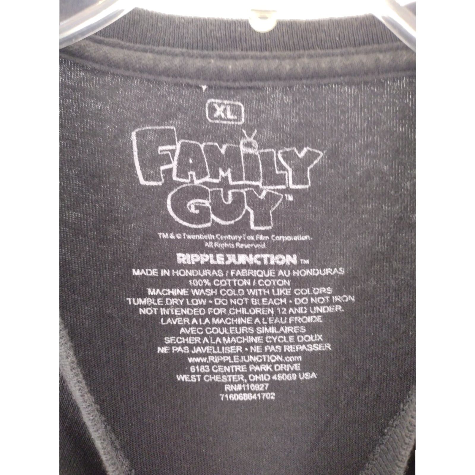 Ripple Junction Family Guy Mens XL Shirt Stewie Griffin Short Sleeve T Victory is Mine Size US XL / EU 56 / 4 - 2 Thumbnail