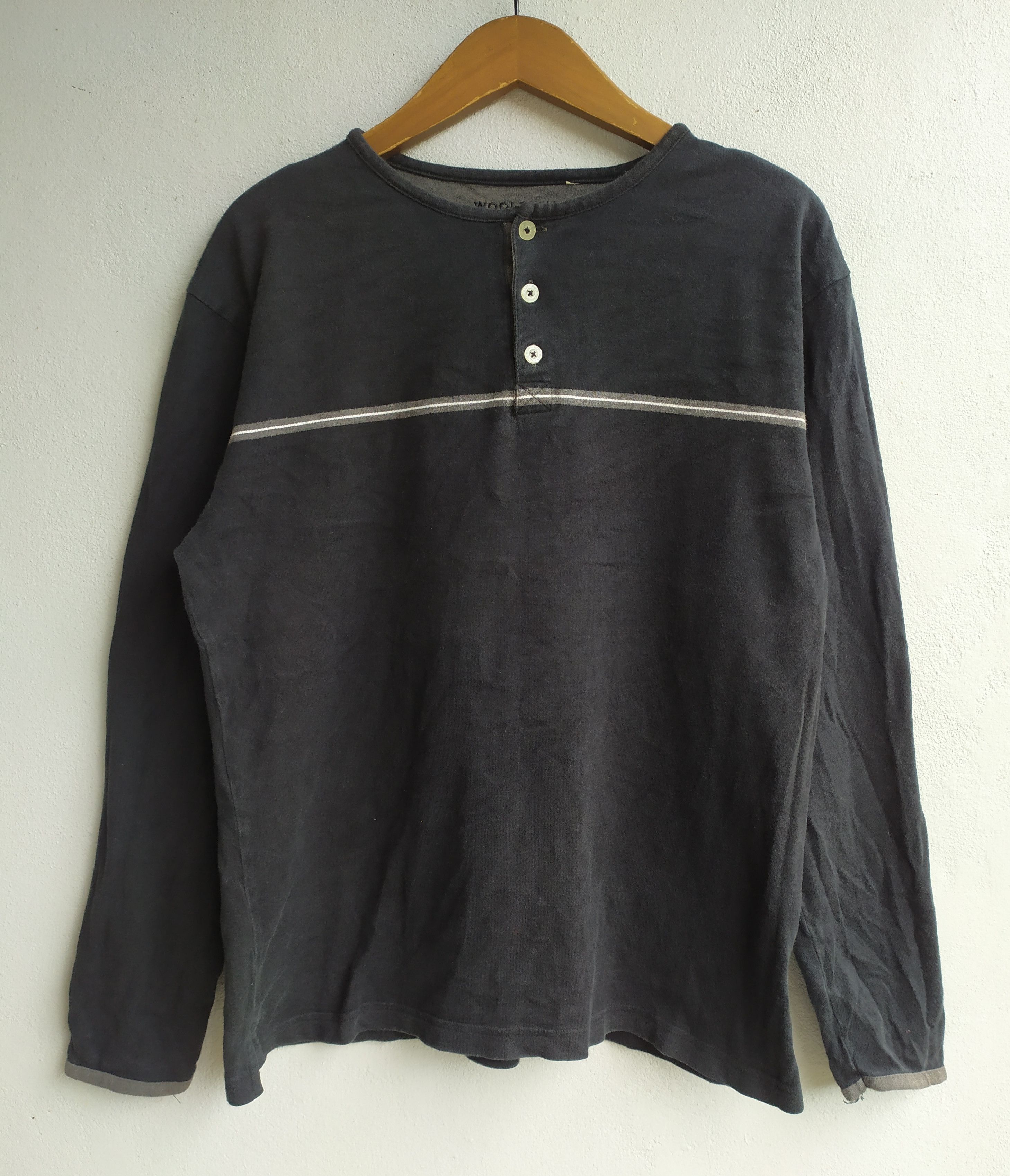 Vintage × Woolrich Woolen Mills Woolrich Half Button Long Sleeve Size US M / EU 48-50 / 2 - 1 Thumbnail