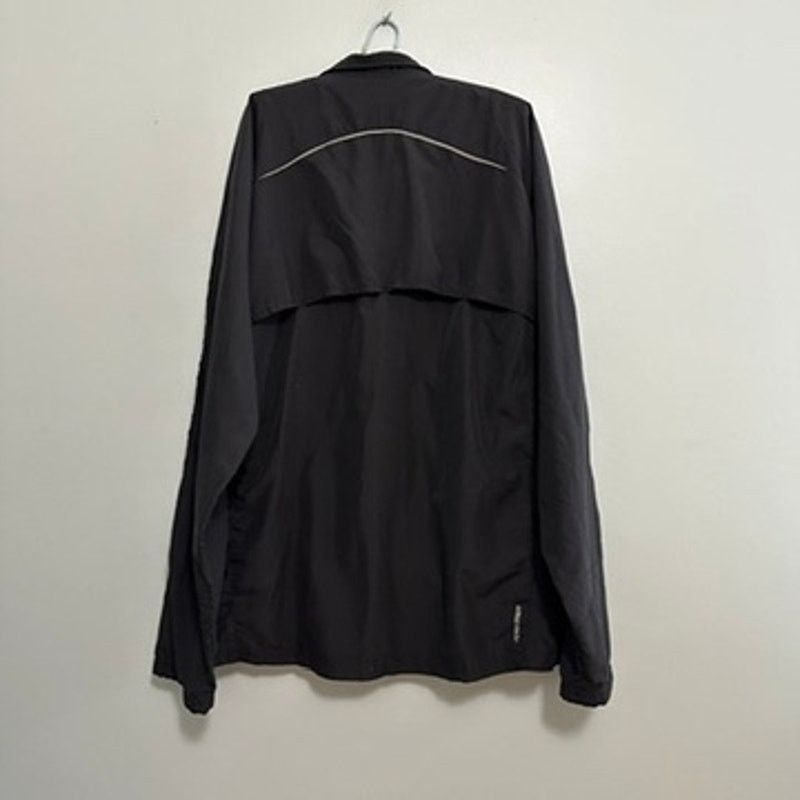 Adidas adidas black classic three stripe windbreaker jacket size XL Size US XL / EU 56 / 4 - 3 Thumbnail