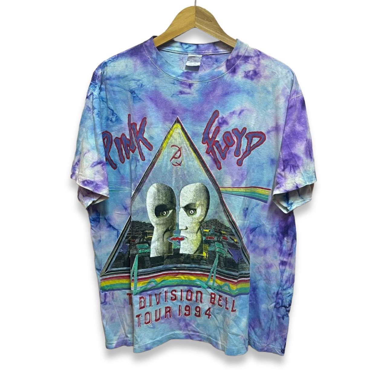 Vintage 1994 Pink Floyd The Division Bell Tie Dye T Shirt