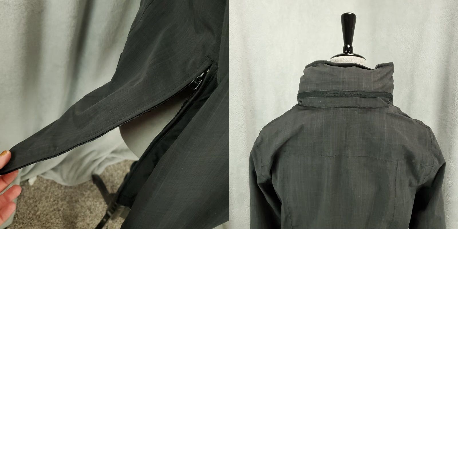 Burton Burton Hoodie Womens S Gray Lotus Pullover Jacket Zip Hood Packable Windbreaker Casual Outdoor Fall Spring Winter Size S / US 4 / IT 40 - 9 Thumbnail