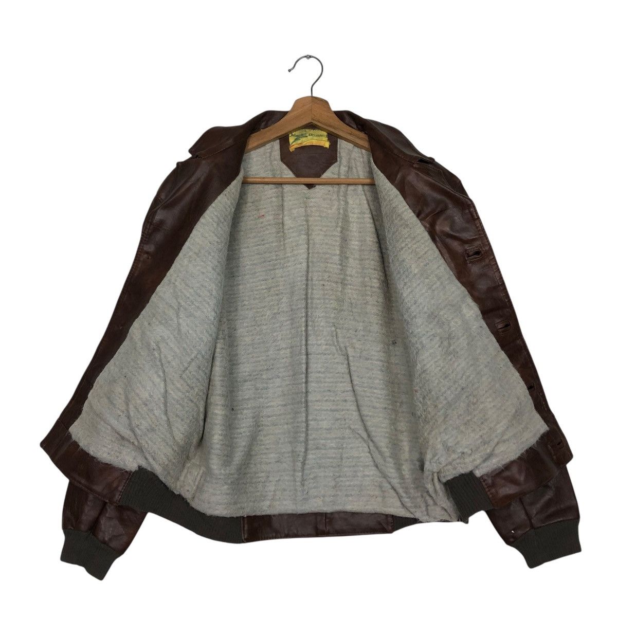 Vintage 🔥VINTAGE 70’s GENUINE LEATHER JACKET AVIATOR COLLECTION USA Size US M / EU 48-50 / 2 - 15 Thumbnail