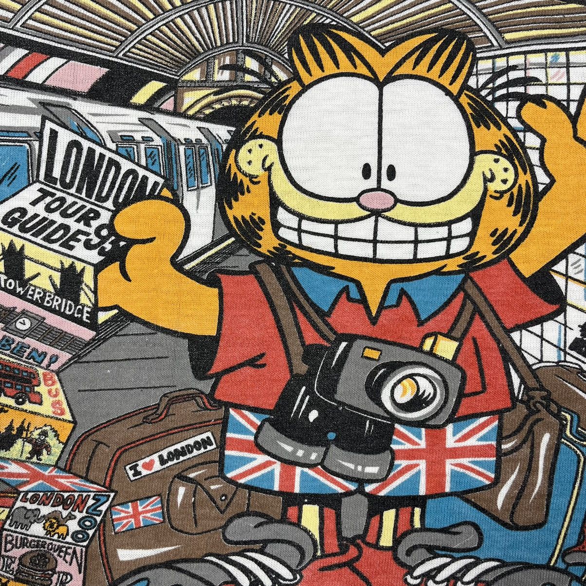 Cartoon Network Vintage Garfield “London by Tube” cartoon T shirt 90’s Size US M / EU 48-50 / 2 - 7 Thumbnail