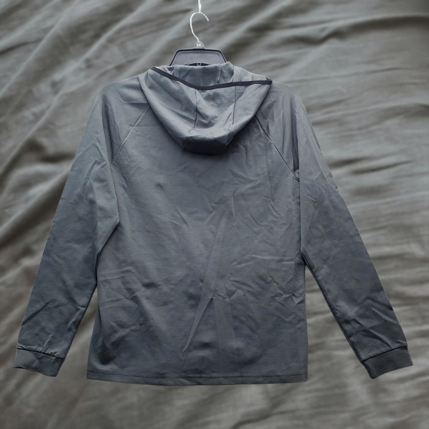 Vintage Member's Mark Luxe Hoodie Mens S Gray Rayon Stretch Full Zip Hooded Regular Fit Sportswear Pants? Size US S / EU 44-46 / 1 - 1 Thumbnail