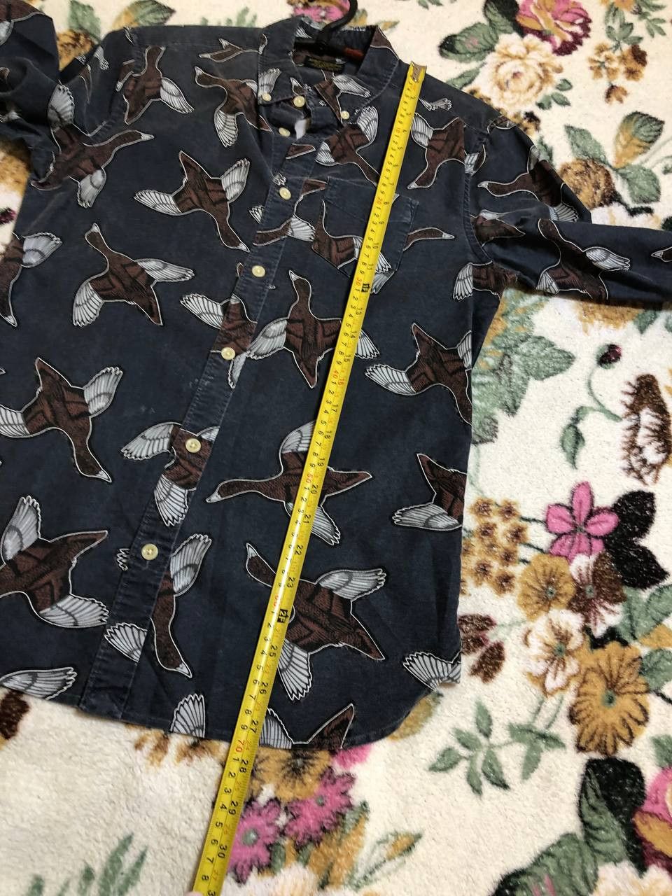 Allsaints Vintage bird print Shirt Allsaints crazy Y2K slim fit Size US XS / EU 42 / 0 - 9 Thumbnail